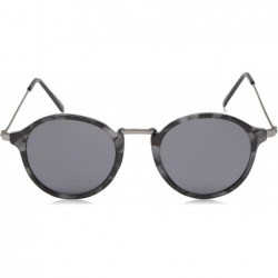 Round Muffins Round Sunglasses - Dark Grey Tort - CR18NCK0EKS $13.49