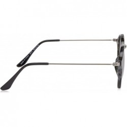 Round Muffins Round Sunglasses - Dark Grey Tort - CR18NCK0EKS $29.67