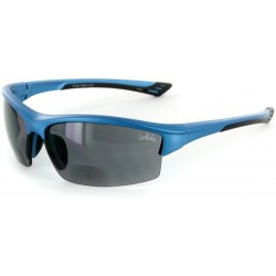Wrap Stone Creek MX1 Men's Wrap-Around Bifocal Reading Sunglasses (Blue Skies +2.00) - Blue Skies W/ Smoke Lens - C811OR89B7B...