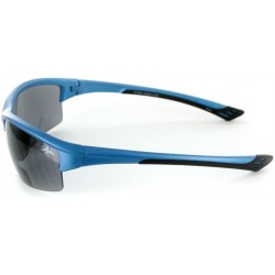 Wrap Stone Creek MX1 Men's Wrap-Around Bifocal Reading Sunglasses (Blue Skies +2.00) - Blue Skies W/ Smoke Lens - C811OR89B7B...