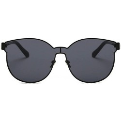Aviator Women's Metal Fashion Cateye Aviators retro mirror lens Sunglasses - C6188NNIXTZ $11.78