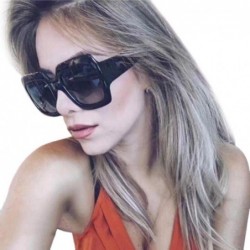 Semi-rimless Oversized Sunglasses Clearance Gradient - A - CL18DOXSNRA $12.31
