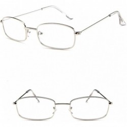 Square Vintage Glasses Women Man Square Shades Small Rectangular Frame Sunglasses (F) - F - CN195NKE08N $8.37