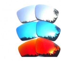 Oversized Replacement Lenses Fuel Cell Red&Blue Color Polarized 2 Pairs - Red&blue&titanium - C7122EWOXB5 $20.44