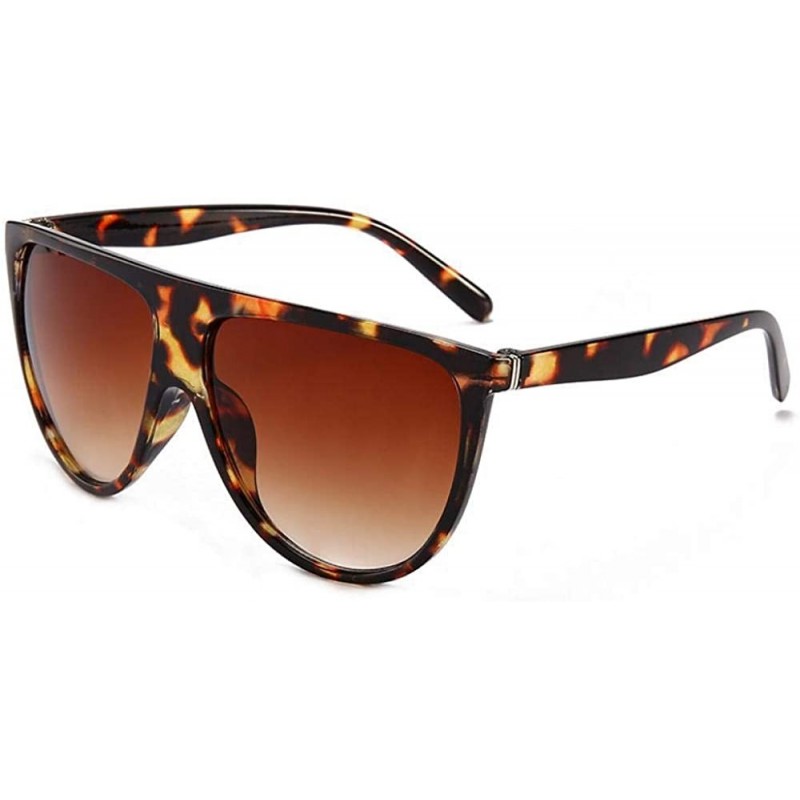 Aviator 2019 New Large Box Luxury Brand Design Sunglasses Ms. Men's Universal C6 - C4 - C218YZWDZZS $10.42