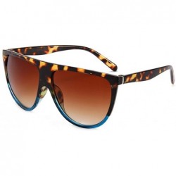 Aviator 2019 New Large Box Luxury Brand Design Sunglasses Ms. Men's Universal C6 - C4 - C218YZWDZZS $10.42