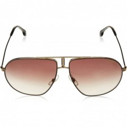 Sport Bound Aviator Sunglasses - Black Gold/Brown Gradient - CO17XHU3QUL $54.19