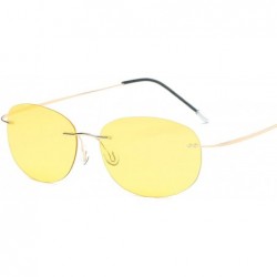 Round Titanium Polarized Sunglasses Round RimlPolaroid Brand Designer Gafas Men Oval Sun Glasses Women - Zp3225-c5 - CF1985DW...