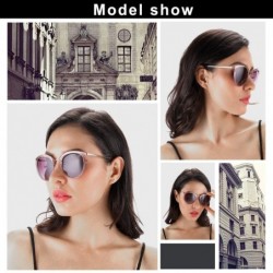 Oversized Retro Classic Polarized Sunglasses for Women-UV400 Lens sunglasses for female fashion Pop Sun Eye Glass - CW18QWZSX...