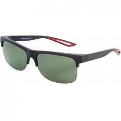 Sport Fit Over Polarized Sunglasses Driving Clip on Sunglasses to Wear Over Prescription Glasses - Black-red-green - CL18SHSE...