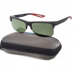 Sport Fit Over Polarized Sunglasses Driving Clip on Sunglasses to Wear Over Prescription Glasses - Black-red-green - CL18SHSE...
