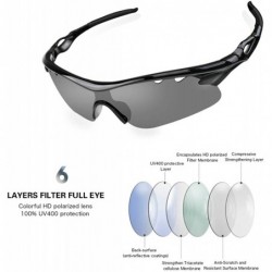 Sport Polarized Sports Sunglasses - Sports Sunglasses for Men Women - Cycling Driving Fishing Glasses UV Protection - C5190E8...