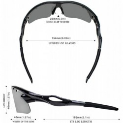 Sport Polarized Sports Sunglasses - Sports Sunglasses for Men Women - Cycling Driving Fishing Glasses UV Protection - C5190E8...