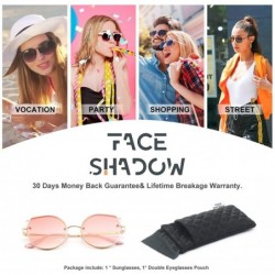 Rimless Retro Cat Eye Small Lenses Sunglasses Slender Metal Frame Ladies Fashion Vintage Triangle Sun Glasses For Women - C51...