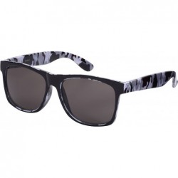 Wayfarer Camo Horned Rim Sunglasses with Super Dark Lens 541011CAMO-SD - Black Camo - C412BZM2QY1 $19.00