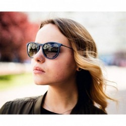 Round sunglasses for women Men Metal Round Shades Male Sun Glasses Women - C3-leopard - CE18WZUQ5NL $27.11