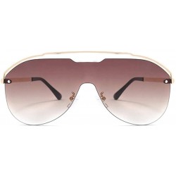 Rimless New Sunglasses Metal Rimless Sun Glasses Brand Designer Pilot Sunglasses Women Men Shades Top Fashion Eyewear - CK199...