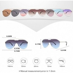 Rimless New Sunglasses Metal Rimless Sun Glasses Brand Designer Pilot Sunglasses Women Men Shades Top Fashion Eyewear - CK199...