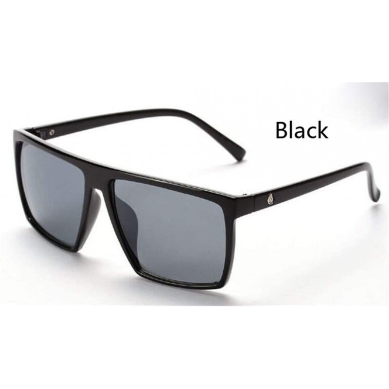 Oversized Retro Frame Square Male Sunglasses Men All Black Oversized Big Sun Glasses for Women Sun Glasses - Skull 8921 C1 - ...