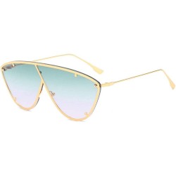 Rimless Personality Versatile Sunglasses Cat Eye Frame Ladies Sunglasses Sunglasses - C818X5ZL54G $82.67
