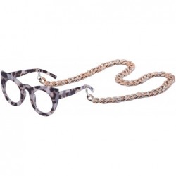 Oval Fashion Retro Party Cat Eye Style Women's Oversized Sunglasses Eyewear With Chain - Style a 7 - CK18ERR2TZ3 $23.84