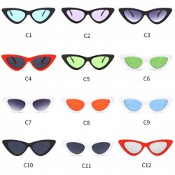 Cat Eye Women's Vintage Cat Eye Sunglasses - Plastic Fashion Eye Shades Sunglasses to Choose 2020 New Fashion - CH1979WMW74 $...