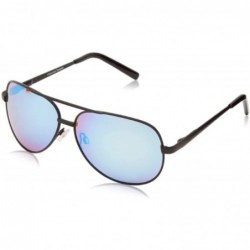 Rectangular Depth Charge Sunglasses & Carekit Bundle - Matte Black / Rose Polarized - CO18OELYH06 $80.87
