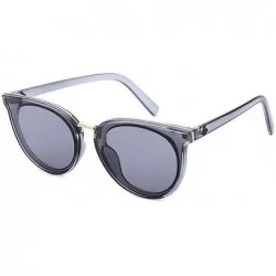 Oversized Sunglasses Oversized Mirror Sunglasses Women Cat Eye Sun Glasses Luxury Brand Colorful Men Eyewear - C6 - CA18U5OYE...