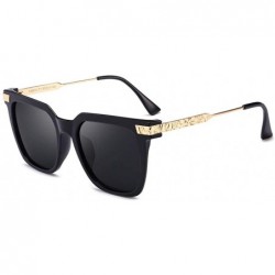 Aviator Fashion Tide Sunglasses Classic Polarized Too Glasses Female - CT18XMOCKU4 $36.06