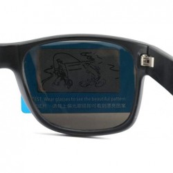 Square Men's Polarized Sunglasses Classic Square Sun Glasses Retro Driving Shade Eyeware Outdoor Sport Goggles UV400 - CV199O...