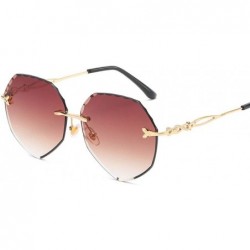 Rectangular Sunglasses Womens Oversized Protection - Tea - CD18WGE9ZRT $54.97