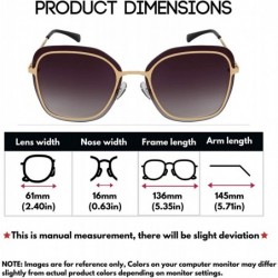 Rimless Womens Fashion Designer Inspired Rimless Sunglasses Flat Mirroed Lens UV Protection - C918YLD8I5K $9.59