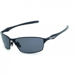Sport Nevada Polarized Oval Sunglasses - Matte Black - CM124YIU1NV $65.89
