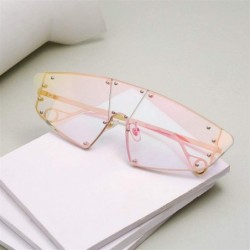 Rimless Vintage Sunglasses Rimless Glasses Designer - C1198G5NIH3 $20.23