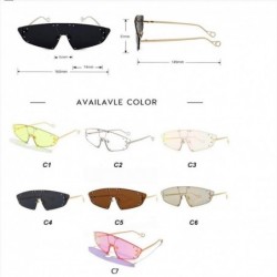 Rimless Vintage Sunglasses Rimless Glasses Designer - C1198G5NIH3 $20.23