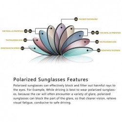 Rimless Rimless Round Retro Polarized Sunglasses Stainless Steel Cat Eye Fashion For Women Men - CX18LGCLQX2 $13.38