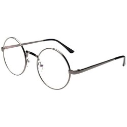 Round Glasses for Women Men Irregular Wire Glasses Retro Glasses Eyewear Metal Glasses Goggles Round Glasses Circle - CR18QXI...