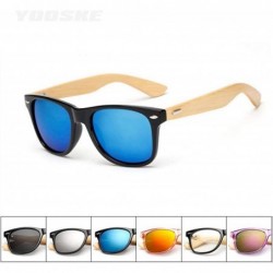 Goggle Bamboo Sunglasses For Men Women Travel Goggles Sun Glasses Vintage C3 Multi - C12 - CM18YZW2T3A $11.21
