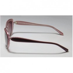 Round 7249k Womens/Ladies Designer Full-rim Gradient Lenses Sunglasses/Shades - Plum - CT127ZA36AN $15.93