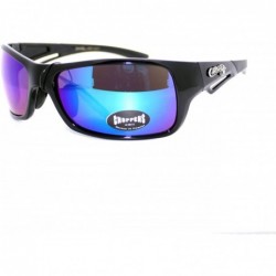 Wrap Biker Sunglasses Sports Rider Rectangular Wrap Soft Nose - Black - CQ11VCHDJJ1 $10.07