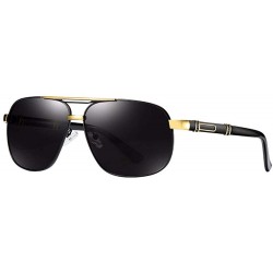 Aviator Polarized sunglasses Classic RETRO SUNGLASSES for men driving Sunglasses outdoors - A - CH18Q92XW52 $35.72