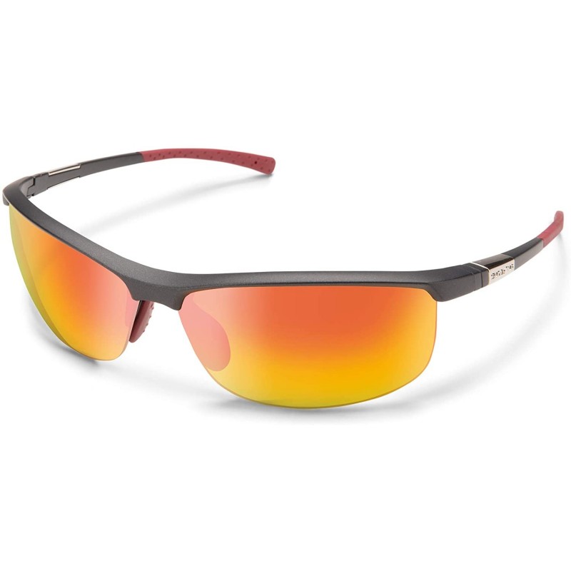 Rimless Tension Polarized Sunglasses - Matte Graphite - CS1875C3E8Z $28.58