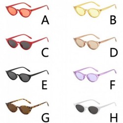 Cat Eye Women Man Vintage Cat Eye Irregular Shape Sunglasses-Eyewear Retro Unisex - A - CJ18Q54KI5H $10.80