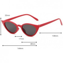 Cat Eye Women Man Vintage Cat Eye Irregular Shape Sunglasses-Eyewear Retro Unisex - A - CJ18Q54KI5H $10.80