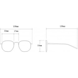 Round Fashion Sunglasses Classic Retro Irregular sun glasses Unisex Polarized Sunglasses - Purple - C518T5MUTRX $11.41