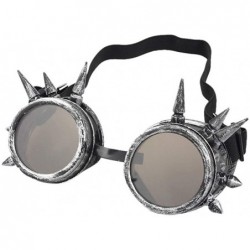 Goggle Rivet Steampunk Windproof Mirror Vintage Gothic Lenses Goggles - 8365f - CH18ROYQEAA $9.55