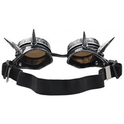 Goggle Rivet Steampunk Windproof Mirror Vintage Gothic Lenses Goggles - 8365f - CH18ROYQEAA $9.55