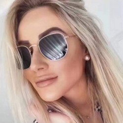 Semi-rimless Vintage Polygon Sunglasses Women Men Metal Frame Sun Glasses Ladies UV400 Luxury Polygonal Sunglass Male - C6198...