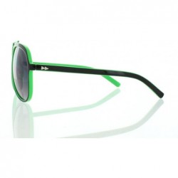 Aviator Green Aviator Sunglasses with Black Lens 100% UV400 - CX12MCXQ9V3 $10.87