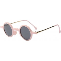Wayfarer Retro Sunglasses Women Ladies Round Eyewear Great Shades Comfort Protection - Pink - C118G86XIR5 $21.11